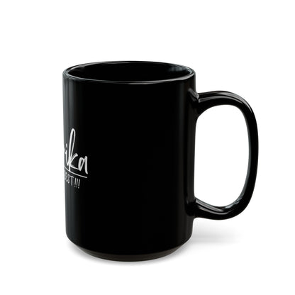 Jhoerika.com "Be The Best" Black Ceramic Mug