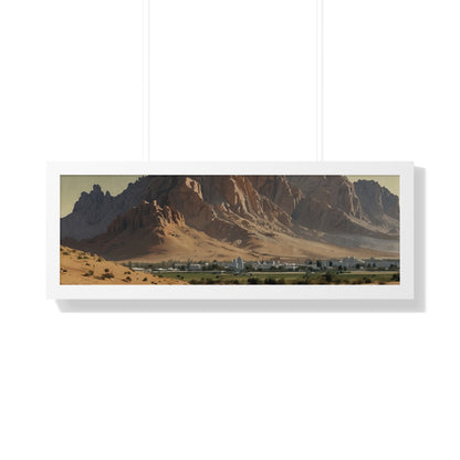 Jebel Hafeet: Capturing Tranquility - Premium Horizontal Canvas for Your Living Room