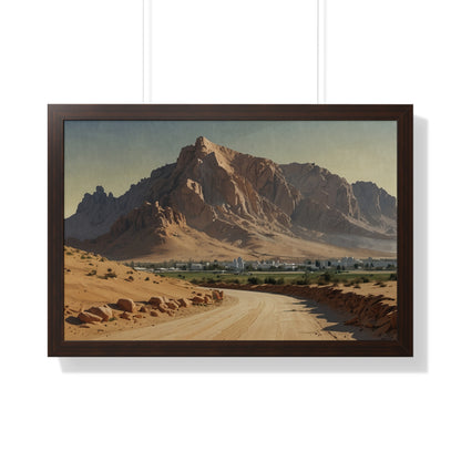 Jebel Hafeet: Capturing Tranquility - Premium Horizontal Canvas for Your Living Room