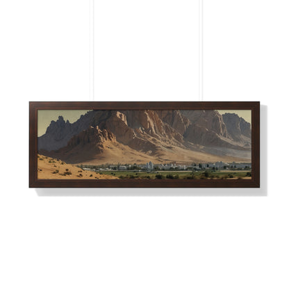 Jebel Hafeet: Capturing Tranquility - Premium Horizontal Canvas for Your Living Room