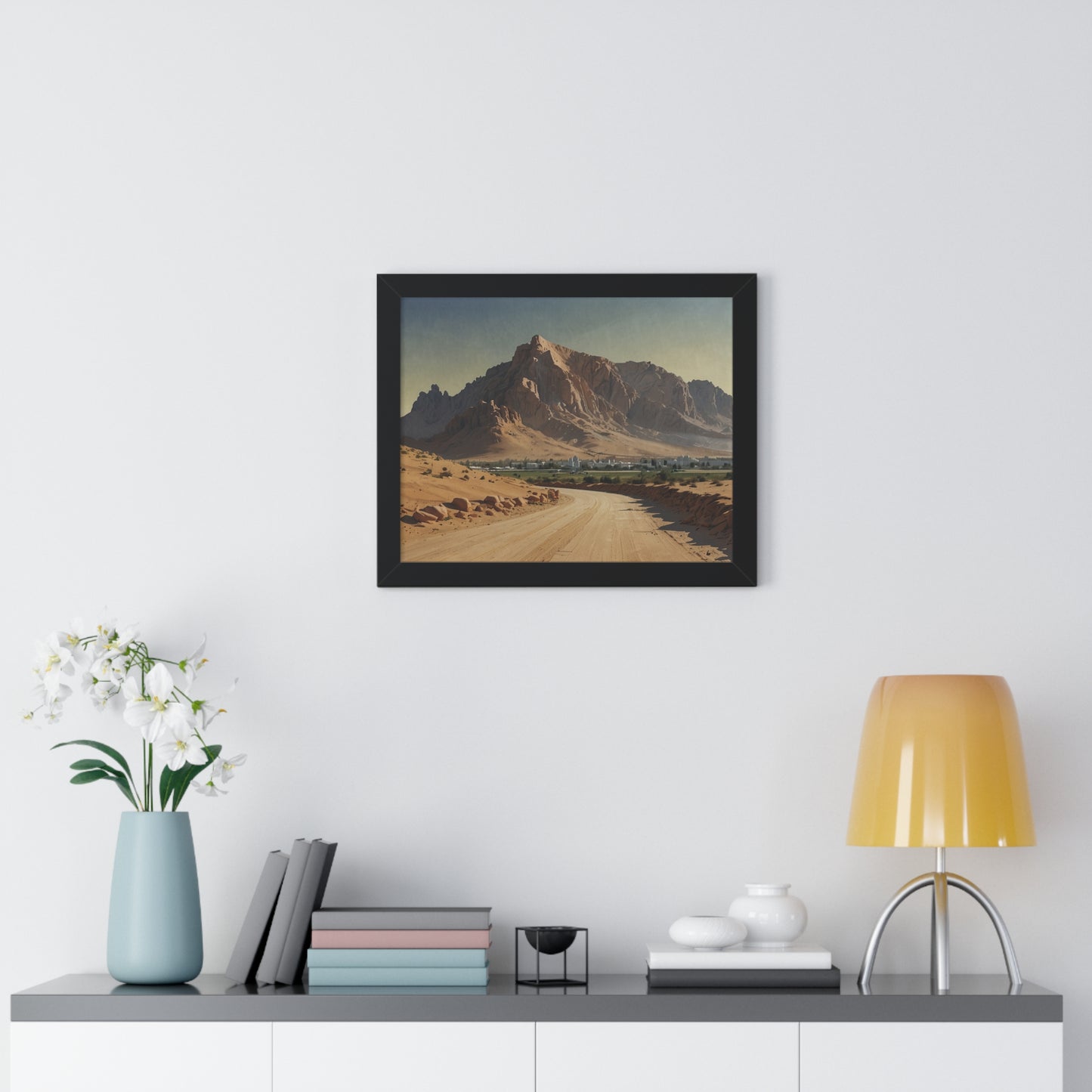 Jebel Hafeet: Capturing Tranquility - Premium Horizontal Canvas for Your Living Room