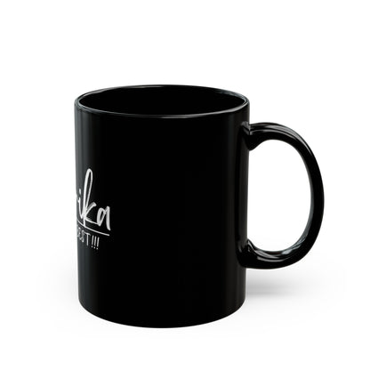 Jhoerika.com "Be The Best" Black Ceramic Mug