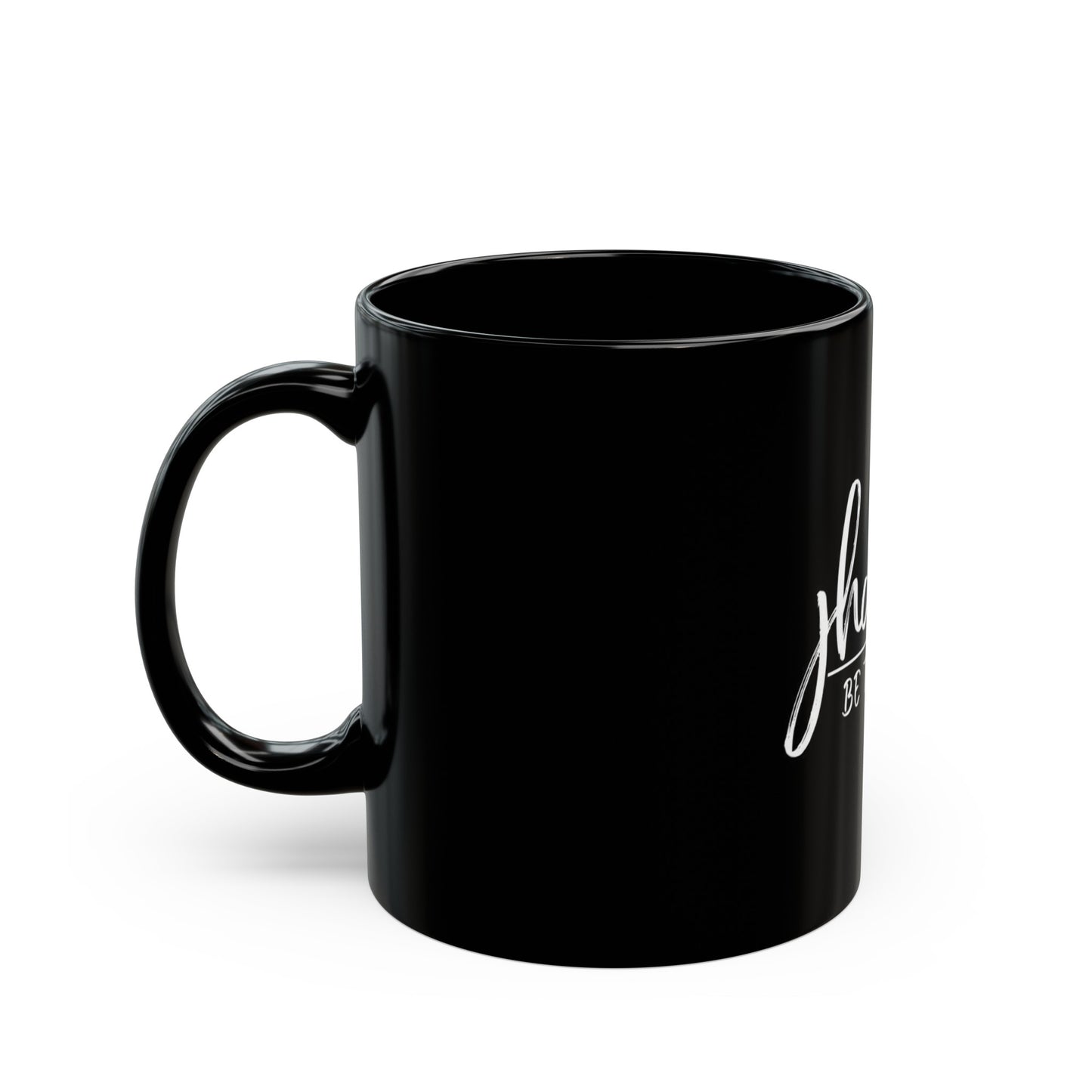 Jhoerika.com "Be The Best" Black Ceramic Mug