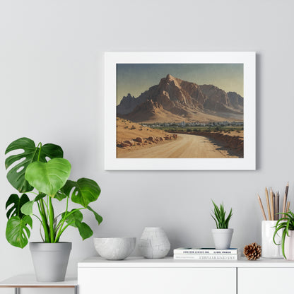 Jebel Hafeet: Capturing Tranquility - Premium Horizontal Canvas for Your Living Room