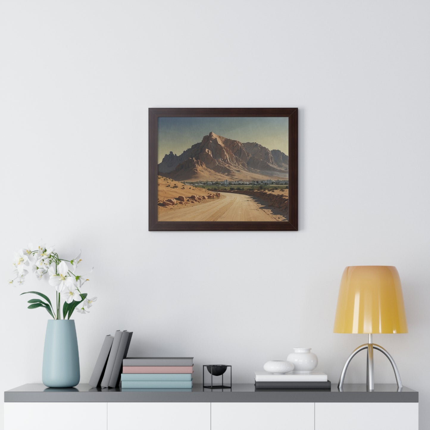 Jebel Hafeet: Capturing Tranquility - Premium Horizontal Canvas for Your Living Room