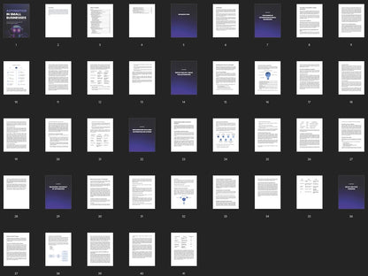 Automation in Small Businesses - Ebook