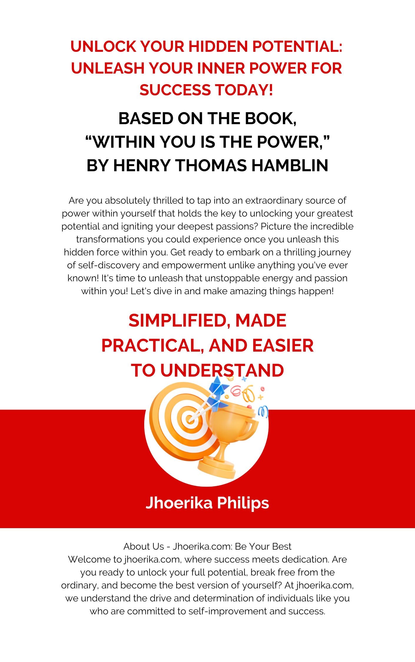 Unlock Your Hidden Potential: Unleash Your Inner Power for Success Today!